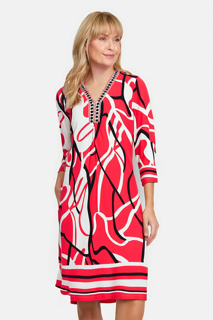 HABELLA DRESS 95 CM RED