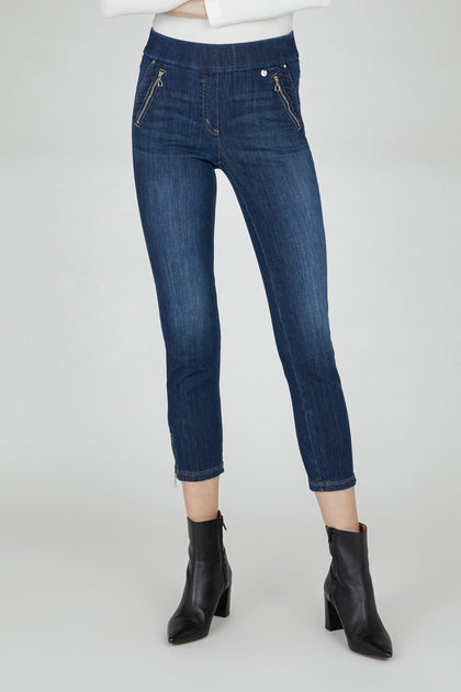 Robell Elena 09 White Jeans