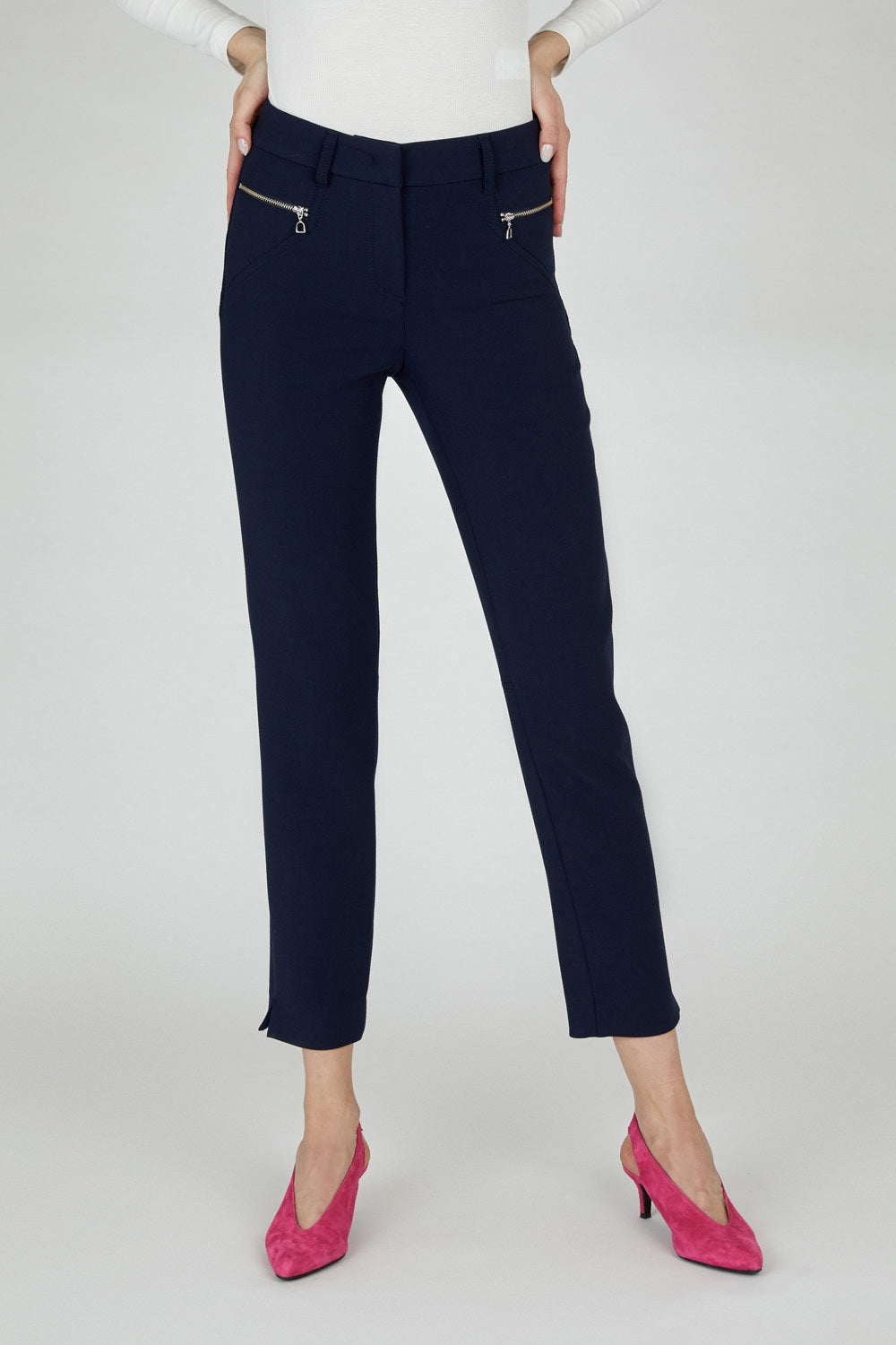 ROBELL MIMI TROUSERS NAVY